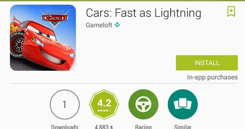 disney cars fast as lightning game download